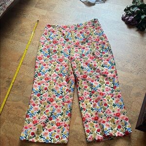 Floral Wide-Leg Pants
